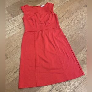 LOFT Sleeveless Coral Dress